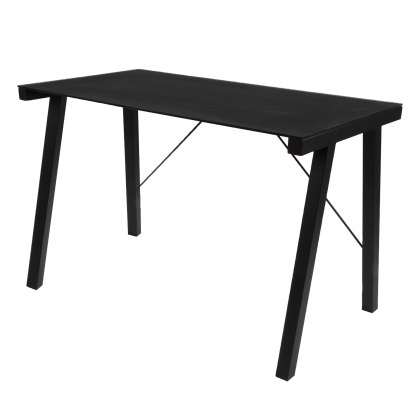 Typhoon Desk Glass Top Black