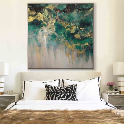 Champagne Skies 107cm x 107cm Picture By Patrick St. Germain Champagne Frame