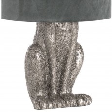 Hill Interiors Antique Hare Table Lamp Silver