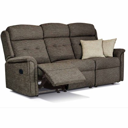 Roma Small Electric Reclining 3 Seater Sofa Standard Fabric Roma Small Electric Reclining 3 Seater Sofa Standard Fabric