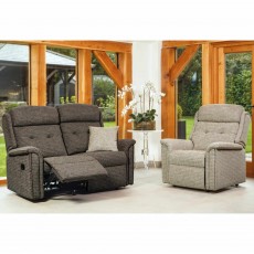 Roma Small Electric Reclining Armchair Standard Fabric