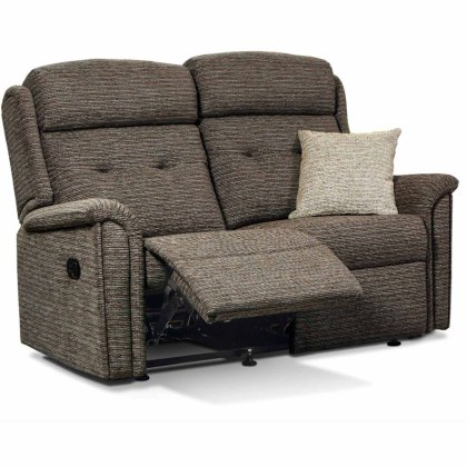 Roma Small Electric Reclining 2 Seater Sofa Standard Fabric