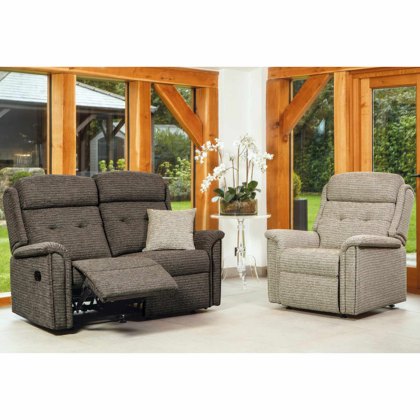 Roma Standard Electric Reclining 3 Seater Sofa Standard Fabric