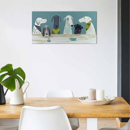 Arnold’s Dinner Party 99cm x 48cm Canvas