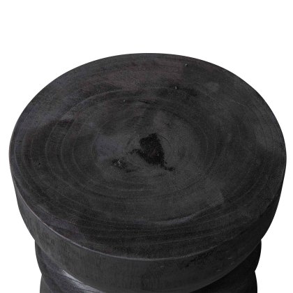 Bikkel Stool/Side Table Black