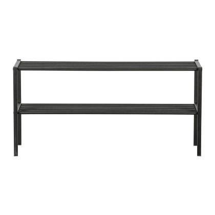 Ferro Extending Shoe Rack Black Ferro Extending Shoe Rack Black