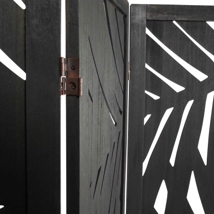 Harper Folding Screen Black