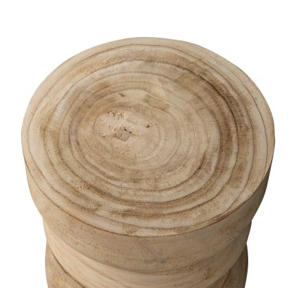 Bikkel Stool/Side Table Natural