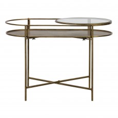 BePureHome Adorable Side/Lamp Table Antique Brass