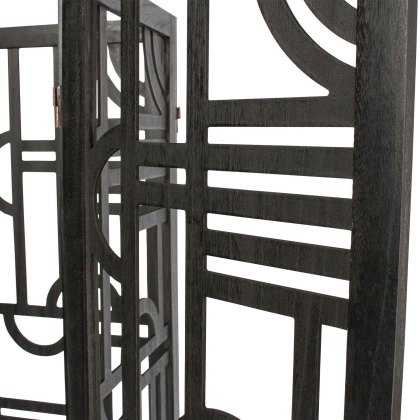 Hera Folding Screen Black