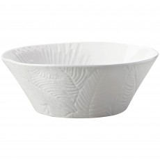 Panama Stoneware Round Serving Bowl 25cm x 10cm White