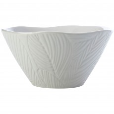 Maxwell & Williams Panama Stoneware Conical Bowl 16cm x 7cm White