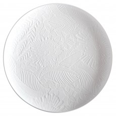Maxwell & Williams Panama Stoneware Round Serving Platter 38cm x 4cm White