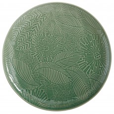Maxwell & Williams Panama Stoneware Round Serving Platter 38cm x 4cm Kiwi