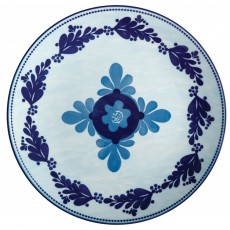 Majolica Porcelain Dinner Plate 26cm x 2cm Sky Blue