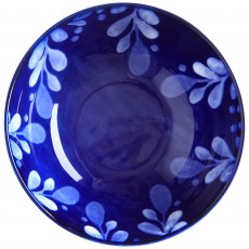 Majolica Porcelain Bowl 10cm x 4cm Ink Blue