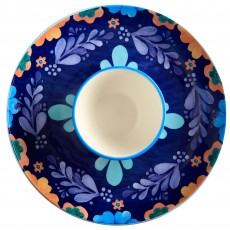 Majolica Ceramic Chip & Dip Platter 30cm x 10cm