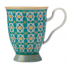 Teas & C's Kasbah Porcelain 300ml Footed Mug Mint
