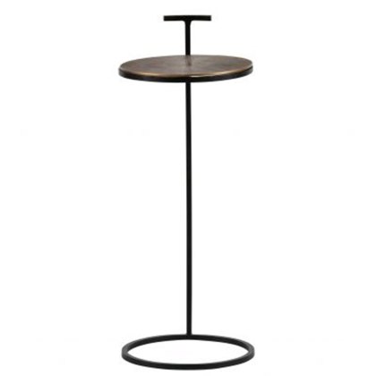 Position Side Table Metal Antique Brass Position Side Table Metal Antique Brass