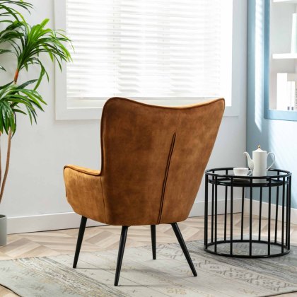 Cleveland Armchair Fabric Gold