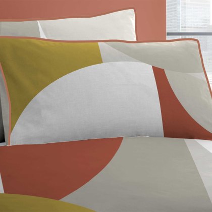 Finn Reversible Duvet Cover Set Spice (Multiple Sizes)