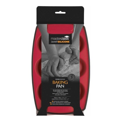 Smart Silicone Flexible 30cm x 18cm 6 Hole Pan