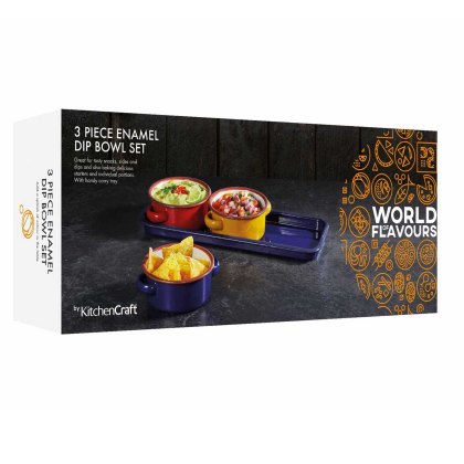 World of Flavours 11cm Dip Bowls (Set of 3)