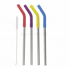 Reusable Metal Straws (Set of 4)