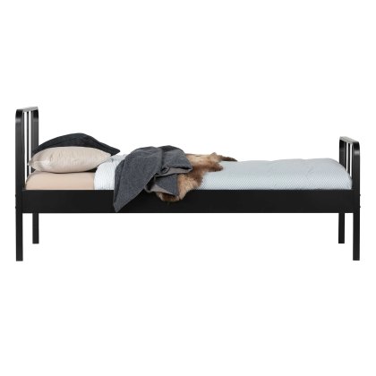 Mees Single (90cm) Bedstead Black Mees Single (90cm) Bedstead Black