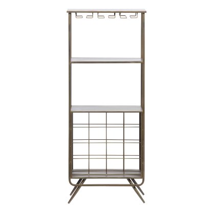 Vadim Wine Cabinet Antique Grey Vadim Wine Cabinet Antique Grey