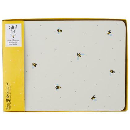 Sweet Bee Placemats (Set Of 4)