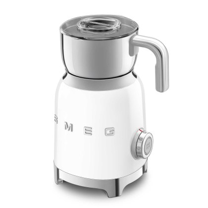 Retro Milk Frother White Retro Milk Frother White