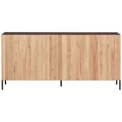 Gravure Sideboard Brown With Natural Doors Gravure Sideboard Brown With Natural Doors