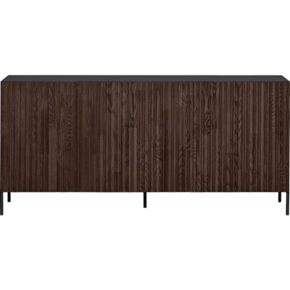 Gravure Sideboard Black With Brown Doors Gravure Sideboard Black With Brown Doors