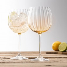Erne Gin & Tonic Glasses Amber (Set Of 2)