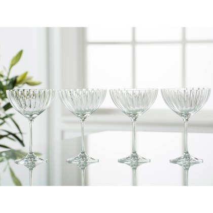Erne Champagne Saucer Glasses (Set Of 4)