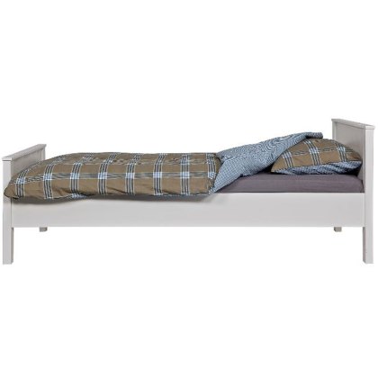 Jade Single (90cm) Bedstead White