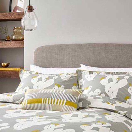 Opunita Reversible Duvet Cover Set Pewter (Multiple Sizes)