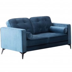 Eclipse 2 Seater Sofa Fabric Viola Midnight Blue