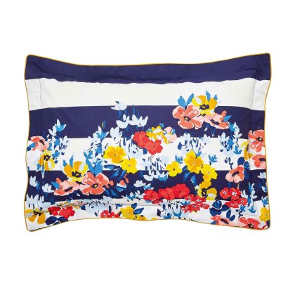 St Ives Reversible Duvet Cover Set French Navy (Multiple Sizes)