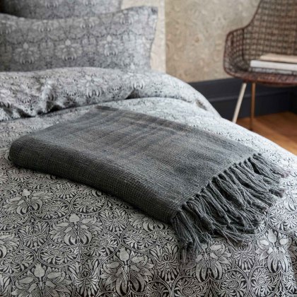 Crown Imperial Throw 150cm x 200cm Charcoal