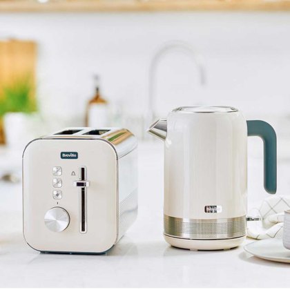 High-Gloss 1.7L Kettle Cream