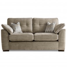 Carlyle 2 Seater Sofa Fabric C Stella Mink With Weathered Oak Feet