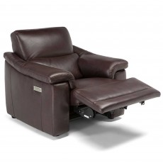 Natuzzi Editions Brama Electric Reclining Armchair Leather Category 15