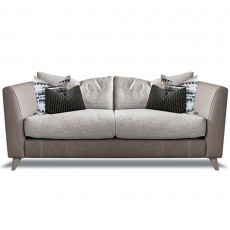 Haven 3 Seater Sofa Leather & Fabric Mix
