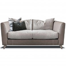 Haven 2 Seater Sofa Leather & Fabric Mix