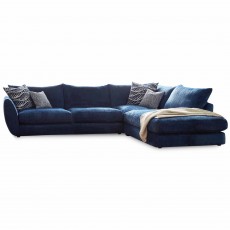 Simplon 5 + Seater Corner Sofa With Chaise RHF Fabric Odyssey