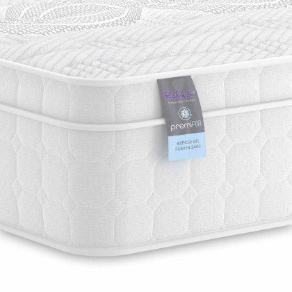 Whisper Gel Fusion 2400 Platform Top Divan Set (Multiple Sizes)