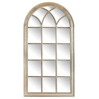 Isabella Wall Mirror Champagne Silver Isabella Wall Mirror Champagne Silver