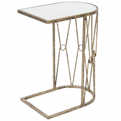 Wendover Sofa/Side Table Mirror & Gold Wendover Sofa/Side Table Mirror & Gold